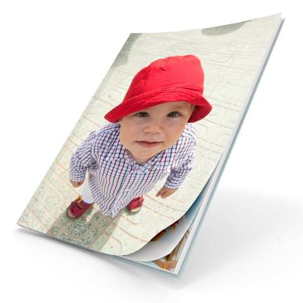 Image showcasing our Printable Cover Photobook with a soft cover